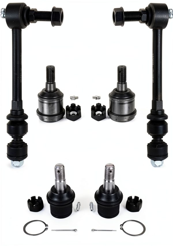 Detroit Axle Black Sway Bar Kit for Ram 2500 4x4-0