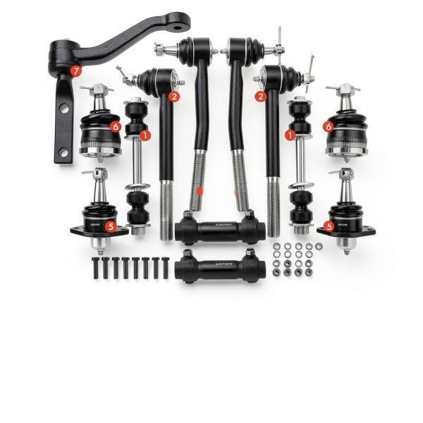 A-Premium Front Sway Bar Kit Corrosion Resistant-1