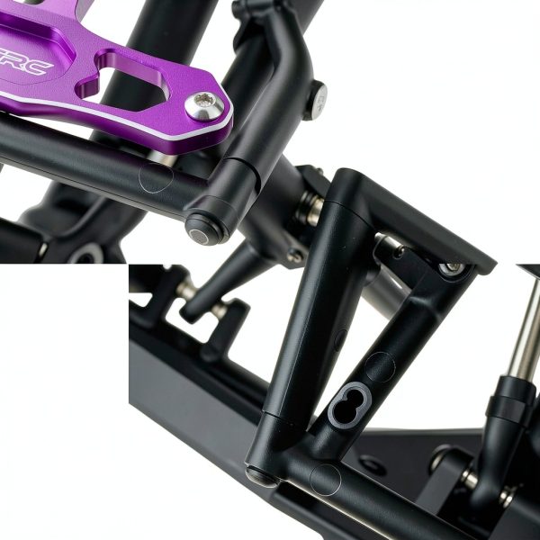 TCRC Aluminum Titanium Rear Anti Sway Bar Kit-4