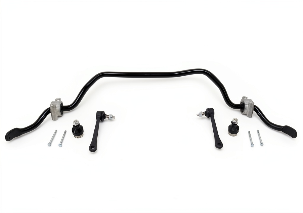 Installing RMT front sway bar kit on a vehicle suspension