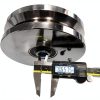 Generic 6" V‑Groove Gate Wheel 1.75" Rim 3000lb Capacity Chrome Steel-2