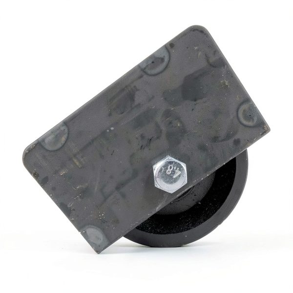 AmazonBasics V‑Groove 4‑inch Heavy Duty Polyurethane Industrial Wheel-4