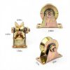 AOQIVIS 2 Inch V‑Groove Wheel 45# Steel Heavy‑Duty Gate Caster 4‑Pack-1
