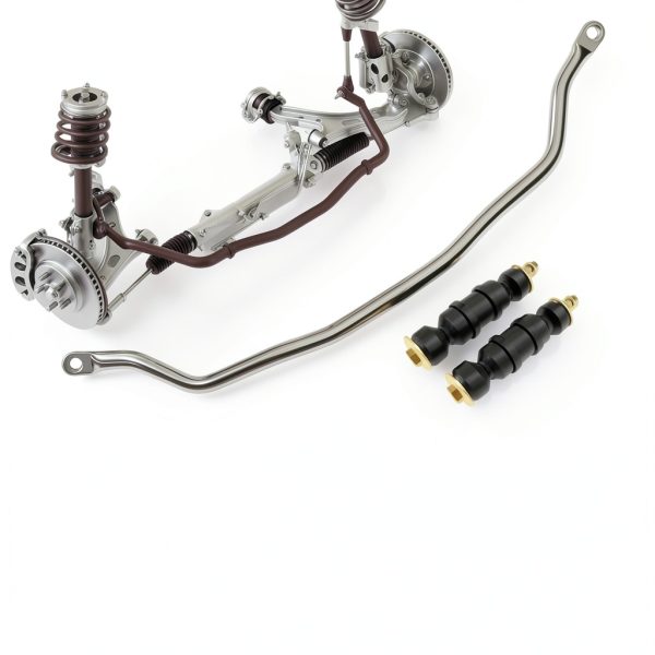 bansdans Front Sway Bar Kit LD-927-100 Performance Black Steel 33mm-3