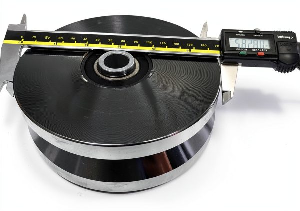 Generic 6" V‑Groove Gate Wheel 1.75" Rim 3000lb Capacity Chrome Steel-3