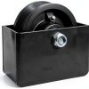 AmazonBasics V‑Groove 4‑inch Heavy Duty Polyurethane Industrial Wheel-0