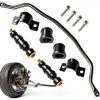bansdans Front Sway Bar Kit LD-927-100 Performance Black Steel 33mm-0