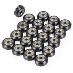 ViaGasaFamido V-Grooved Wheels 20PCS POM 625 Bearings CNC 3D Printers-0