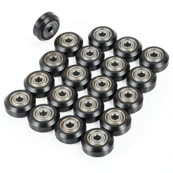 ViaGasaFamido V-Grooved Wheels 20PCS POM 625 Bearings CNC 3D Printers-0