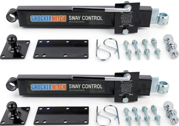 Shocker Hitch Sway Bar Kit 2‑Arm Powder‑Coated Alloy Steel SH‑1001‑X2-0
