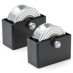 4'' V Groove Sliding Gate Wheels YAGEANNL Heavy Duty 3000lb Capacity-0