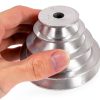 Aluminum Pulley Wheel 2.95" MUCKLILY High‑Seat V‑Groove for DrillPress-4