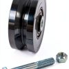 4" Solid Machined V-Groove Wheel with Bolt and Lock Nut-Pair by Sourdough Gate Hardware-2