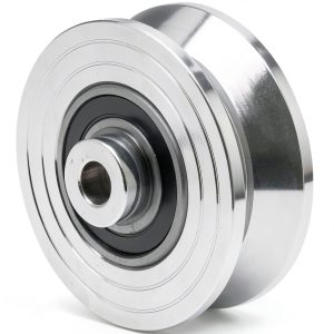 3.5 Inch V Groove Wheel by Sidco Supply - Solid Steel Heavy Duty Gate-0