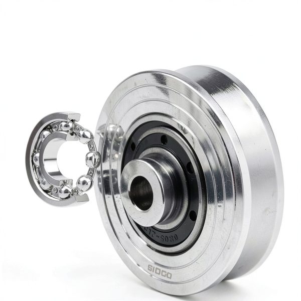 3.5 Inch V Groove Wheel by Sidco Supply - Solid Steel Heavy Duty Gate-2