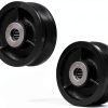 4" Cast Iron V Groove Caster Wheel SY America 1-1/2" Width 2 Pack-0