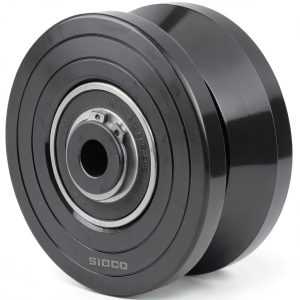 3.5 Inch V-Groove Wheel Sidco Supply Sliding Gate Heavy Duty Steel-0
