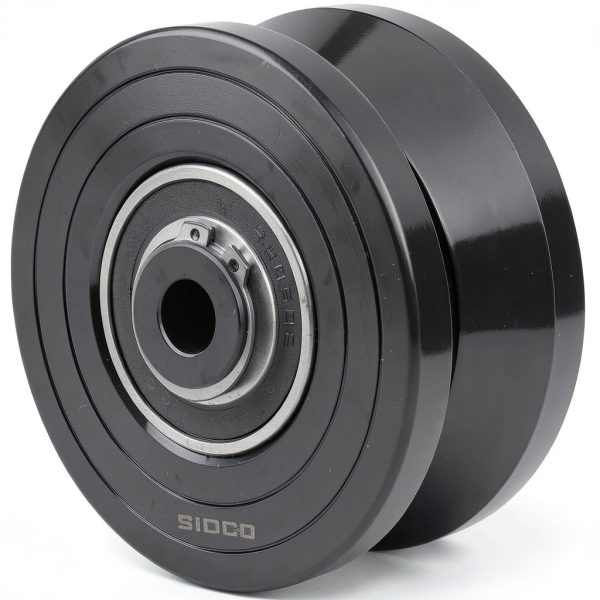 3.5 Inch V-Groove Wheel Sidco Supply Sliding Gate Heavy Duty Steel-0