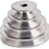 Aluminum Pulley Wheel 2.95" MUCKLILY High‑Seat V‑Groove for DrillPress-0