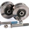 4" Solid Machined V-Groove Wheel with Bolt and Lock Nut-Pair by Sourdough Gate Hardware-0