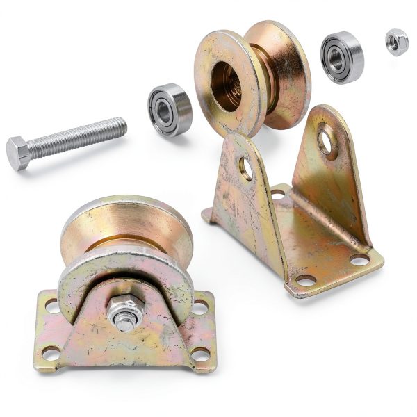 11 PCS 2 Inch V Groove Wheel, V-Groove Wheel, 2 Inch Sliding Gate Casters Wheel,for Rolling Gates. by GENHAKON-2