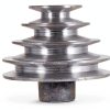 Aluminum Pulley Wheel 2.95" MUCKLILY High‑Seat V‑Groove for DrillPress-3