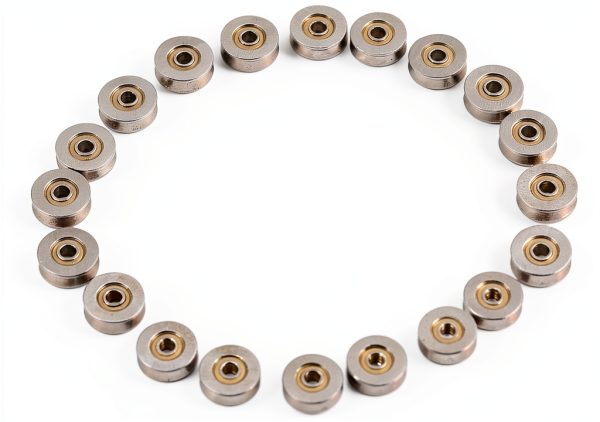 Wheel Zipline Trolley Replacement Stainless Steel V Bearing V Bearing Pulley Bearing Pulley Wheel V Pulley Bearing Zipline Trolley-0