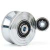 4'' V Groove Sliding Gate Wheels YAGEANNL Heavy Duty 3000lb Capacity-1