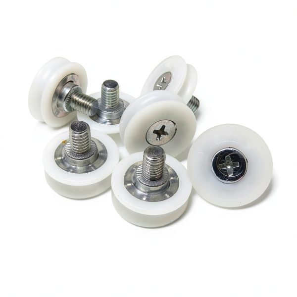 Outer Diameter 22mm POM U Groove Wheel SCHAAN DR28-C1L8W7M6 White-0