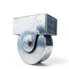 4" V Groove Gate Wheels WARMWU Solid Steel Bracket 3500lb-0
