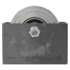 3.5 Inch V-Groove Gate Wheels Sidco Solid Steel Sliding Rollers with-0
