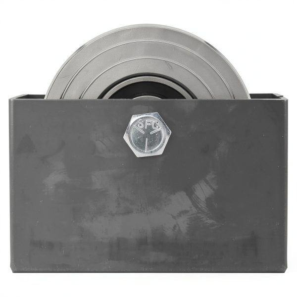 3.5 Inch V-Groove Gate Wheels Sidco Solid Steel Sliding Rollers with-0