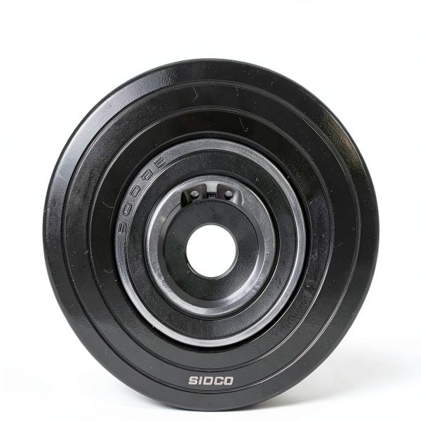 Sidco Supply 3.5 Inch V Groove Wheel Solid Steel Heavy-Duty Wheel-1