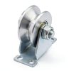 2 Inch V Groove Wheel Pulley Biugaaufai Stainless Steel Silent Bearing-6
