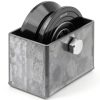 Sidco Supply 3.5 Inch V Groove Wheel Solid Steel Heavy-Duty Wheel-0