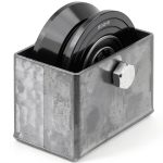 Sidco Supply 3.5 Inch V Groove Wheel Solid Steel Heavy-Duty Wheel-0