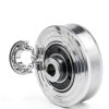 3.5 Inch V-Groove Gate Wheels Sidco Solid Steel Sliding Rollers with-2