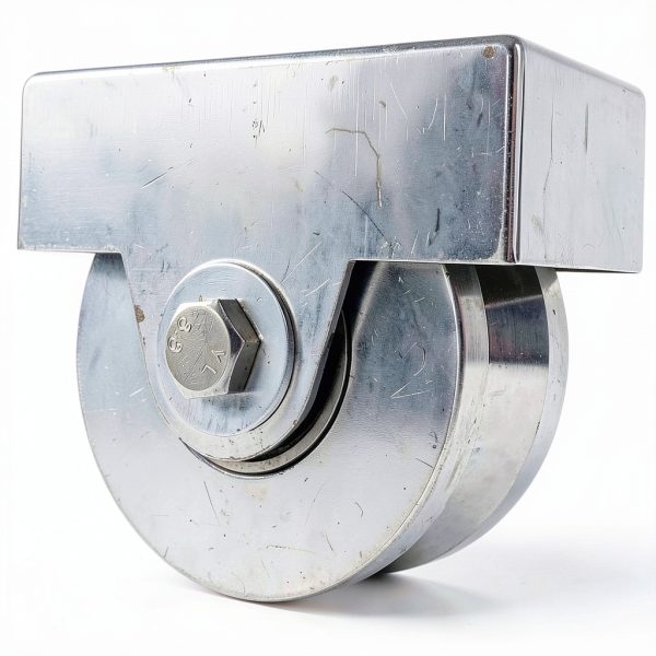 4" V Groove Gate Wheels WARMWU Solid Steel Bracket 3500lb-1