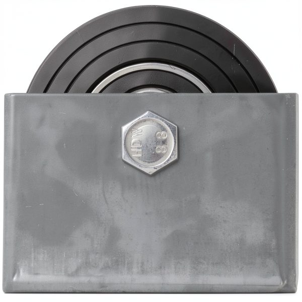 Sidco Supply 3.5 Inch V Groove Wheel Solid Steel Heavy-Duty Wheel-6