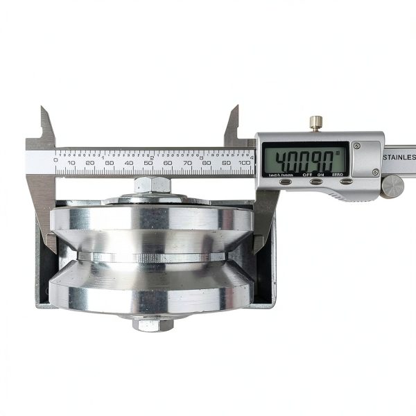 4" V Groove Gate Wheels WARMWU Solid Steel Bracket 3500lb-5
