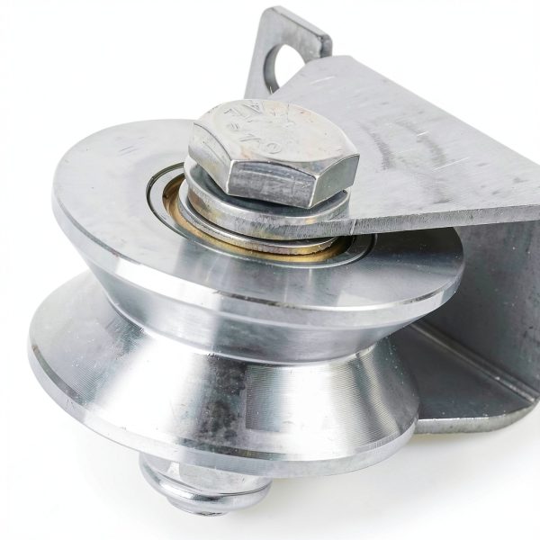 2 Inch V Groove Wheel Pulley Biugaaufai Stainless Steel Silent Bearing-2