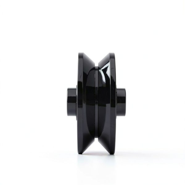 Sidco Supply 3.5 Inch V Groove Wheel Solid Steel Heavy-Duty Wheel-3